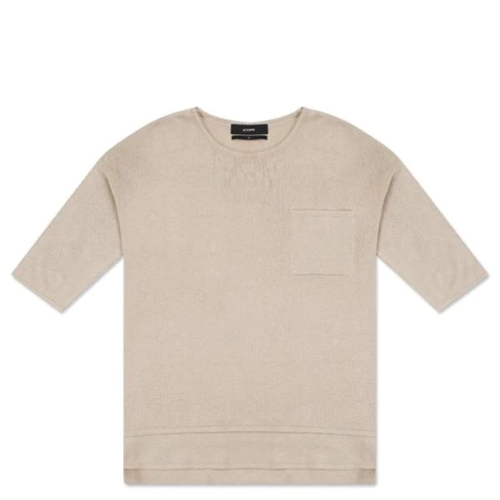 Stampd SS Pocket Sweater Tee Muslin